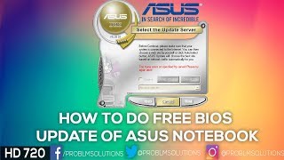 How to do free bios update of Asus Notebook [upl. by Ferri]