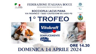 1° Trofeo VITAKRAFT  Bocciofila Lacus Piana [upl. by Adnoved]