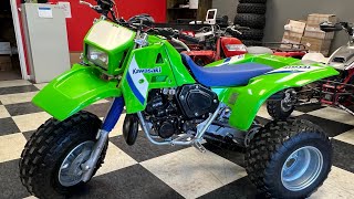 Ultra Rare 1987 Kawasaki Tecate 250 KXT250 Only 775 made Restored by DampA Restorations [upl. by Rhu]