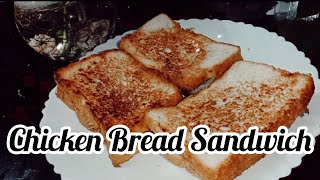 Sandwich chickensandwich easy tasty Easy chicken bread sandwich 🤤👍 [upl. by Shig]