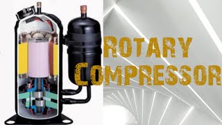 Working of Rotary Compressor  Introduction to rotary compressor  How Rotary Compressor works [upl. by Trefler]