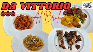 CENA DA VITTORIO AL BROLO  Trattoria ad Astino BG  Costolette di maiale laccate [upl. by Novled716]