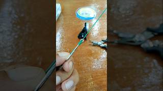 How to put a hook on a fishing line fishingknot fishing fishingline knot tips tutorial [upl. by Enirehs618]