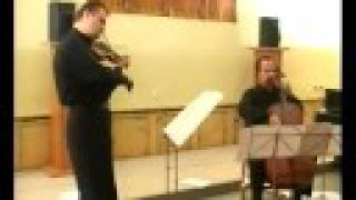 Skalkottas Alberg String Duo Vangjel Nina amp Franc Shestani [upl. by Inaniel]