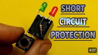 Short circuit protection using Relay [upl. by Valerio272]