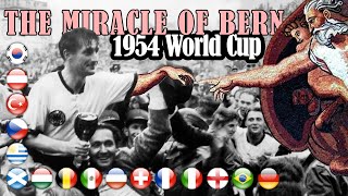 1954 World Cup ⚽ GERMANY🏆 Road to victory 🎖️ [upl. by Lilias]