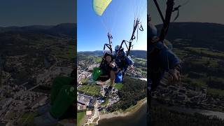 Tandem paragliding with my 3 year old son Sjur [upl. by Gray]