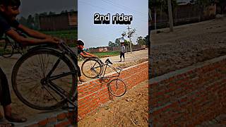 1st Or 2nd bala ger gaya 😱😰 cycle stunt cycling mtblife aamirthebicyclest Bossrider01 🚀😱 [upl. by Bartle]