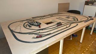 Construction of the Model Train Layout Märklin H0 [upl. by Eibbor]