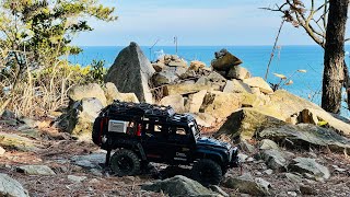 TRX4 BLACK DEFENDER filmed by iPhone 15 PRO Cinematic mode [upl. by Enirehtakyram79]