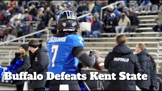 Buffalo Defeats Kent State To Stay Alive in MAC Title Race [upl. by Ennaerb]