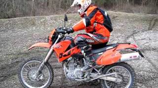 Ktm 640 lc4 in action gpr exhaust [upl. by Ennyleuqcaj592]