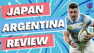 Argentina v Japan Review  Rugby World Cup 2023 [upl. by Cleodell334]