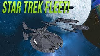 STAR TREK DISCOVERY FLEET  Space Engineers Builds  Star Trek [upl. by Nytsyrk816]