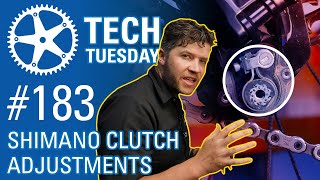 Shimano Clutch Adjustments  Tech Tuesday 183 [upl. by Aleiram]