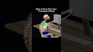 Back amp Neck Pain Relief from prolonged sitting exercises 🤩🤩🤩 [upl. by Eniawed]