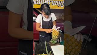 So Sweet Thai Pineapple Fruit Cutting Skills [upl. by Thedric363]