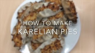 HOW TO MAKE FINNISH KARELIAN PIES  Karjalanpiirakka [upl. by Eirac]