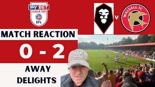 Salford 02 Walsall instant match reaction [upl. by Tudor815]