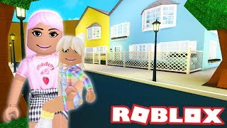 TOUR OF MY BLOXBURG TOWN  BERRYVILLE  Roblox [upl. by Aikaj]