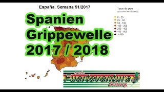 GrippeSaison in Spanien 20172018 [upl. by Aamsa]