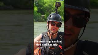 Ripping a Rapid in an Inflatable Kayak and What NOT to do [upl. by Ahseyn]