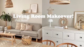 living room makeover 🛋 korean amp scandish  ikea haul 📦 [upl. by Lidstone613]