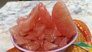 Loryan AP vlog is Morning live asmr grapefruit peeling healthy fruit [upl. by Idid464]