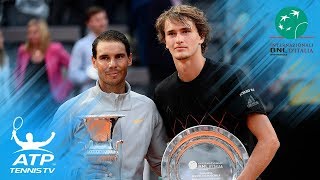 Nadal Battles Past Zverev Wins Record 8th Rome Title  Rome 2018 Final Highlights [upl. by Siuqram85]