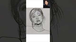 StepbyStep Loomis Method Portrait Drawing Tutorial Pencil Sketch of a Girl [upl. by Temple]