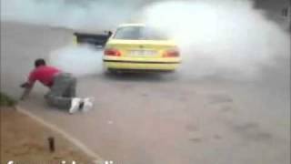 BMW Burnout Fail [upl. by Leaper]