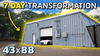 Building Our Dream Garage In 7 Days [upl. by Denice]