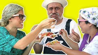 فوزي موزي وتوتي – اكل مين اطيب؟  Who is the best cook [upl. by Elpmid]