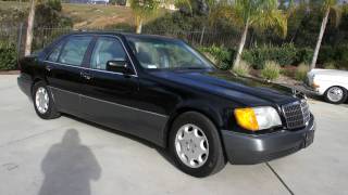 92 Mercedes Benz 500SEL W140 S500 1 Owner 2nd Video [upl. by Nodab]