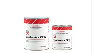 Conbextra EP10 A highly fluid epoxy grout for dynamicrepetitive load applications gap width [upl. by Maryly347]