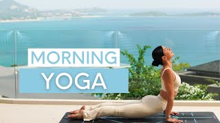 15 MIN MORNING YOGA FLOW  Feel Good Yoga Flow [upl. by Llewoh]