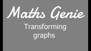 Transforming Graphs [upl. by Domel]