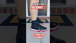 Jordan 11 Bred from Kickwho Full review on my channel jordan shoes review [upl. by Ariet261]