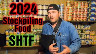 Preppers Stockpiling Food 2024 SHTF [upl. by Bambie765]