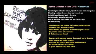 Karaokê  Astrud Gilberto amp Stan Getz  Corcovado 1966 [upl. by Nnaeirelav]