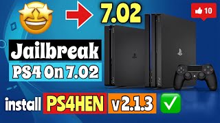 Jailbreak PS4 On 702 and install PS4 HEN 213 [upl. by Glendon247]