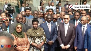 President Ruto witnesses unveiling of Julius Nyerere Statue at African Union Commission in Ethiopia [upl. by Mahmud326]