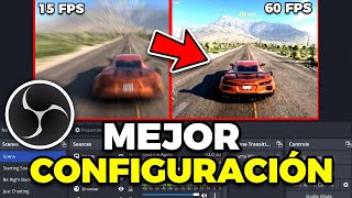 LA MEJOR CONFIGURACION de OBS para STREAMS y GRABAR VIDEOS EN FULL HD 60pfs 2024 [upl. by Sandon]