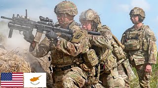 Joint Military Drills in Cyprus US Army Paratroopers and Cypriot Troops Hone Combat Skills [upl. by Nahtaj]