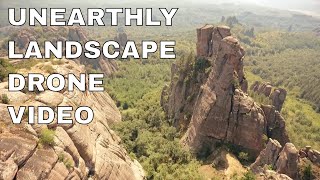 Epic nature from a drone 🇧🇬 The Belogradchik rocks [upl. by Marney]