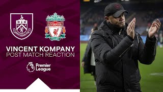 Kompany Assesses Liverpool Defeat  REACTION  Burnley 02 Liverpool [upl. by Circosta70]