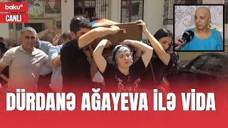 Xocalı şahidi Dürdanə Ağayeva ilə vida mərasimi  CANLI [upl. by Yahsan]