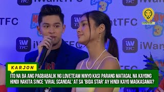 Aljon Mendoza Karina Bautista pinanindigang hindi sila nawala bilang love team [upl. by Razid]