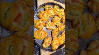 Mini Pizza Croissant lunchbox ideaQuick Pizza Bites food quickpizza easypizza foryou pizza [upl. by Nosila]