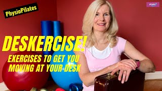 DESKERCISE  A Physio Shows 5 Exercises To Get You Moving Throughout Your WFH Day [upl. by Erskine]